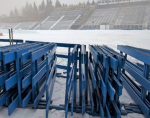 Vysočin Arena už je zasněžena 40 tisíci kubíků technického sněhu